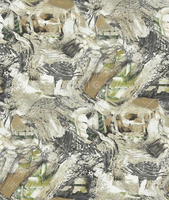 中国风印花华亿平台图片