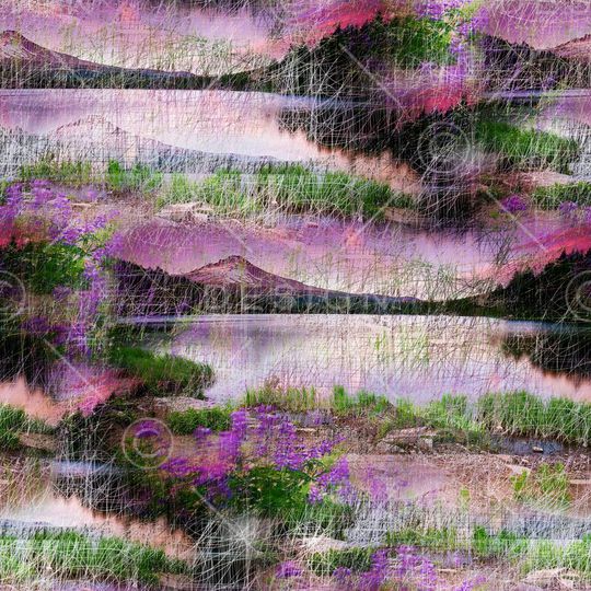 复古印花华亿平台图片