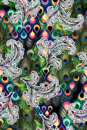 抽象印花华亿平台图片