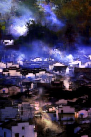 风景印花华亿平台图片