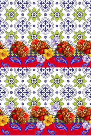 民族风印花华亿平台图片