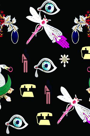 蜻蜓印花华亿平台图片