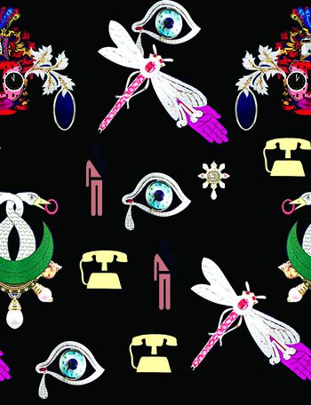 蜻蜓印花华亿平台图片