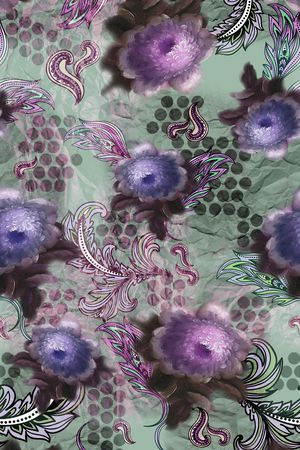 纸片机理印花华亿平台图片