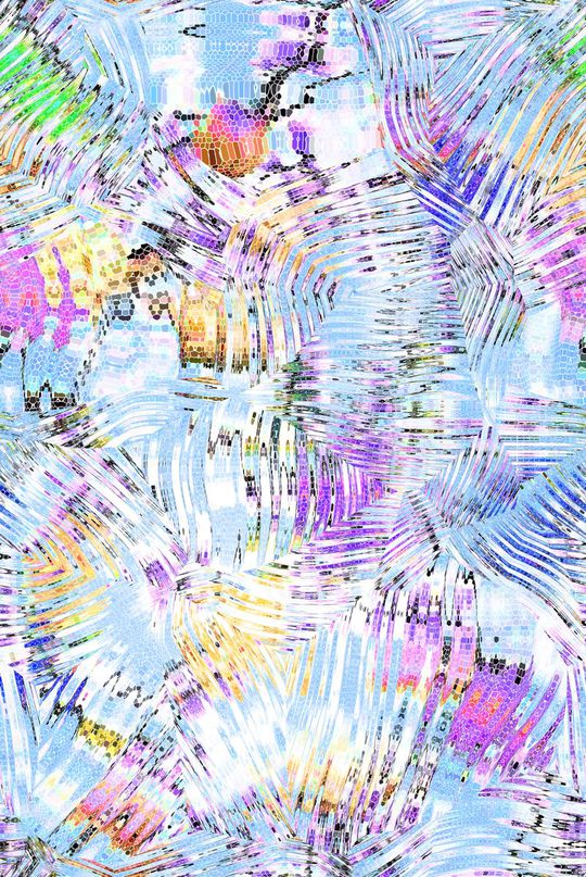 水波纹印花华亿平台图片