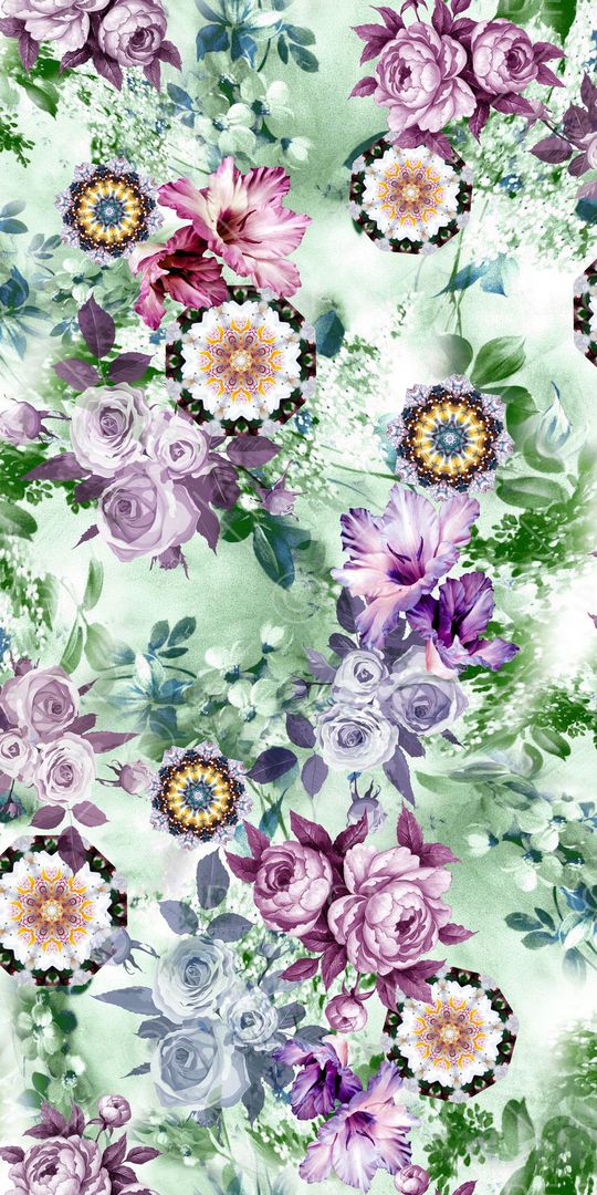 清新印花华亿平台图片