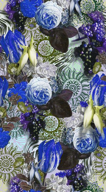 396813-花卉水果 机理 服装 