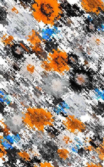 396829-数码科技几何花卉组合女装女装壁纸软