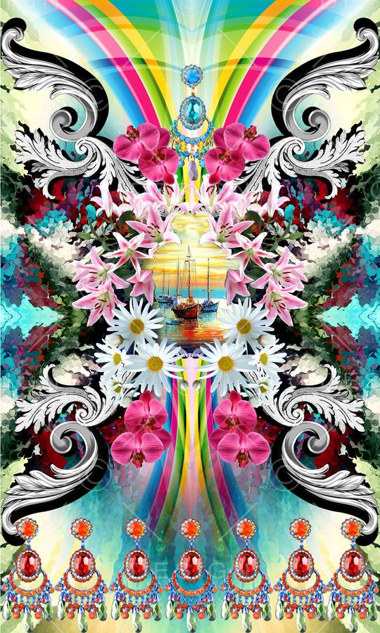 时尚印花华亿平台图片