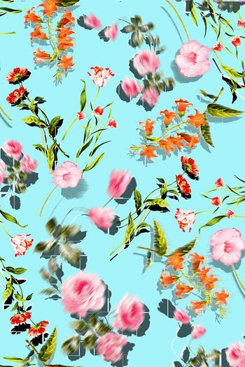 396912-优雅手绘花