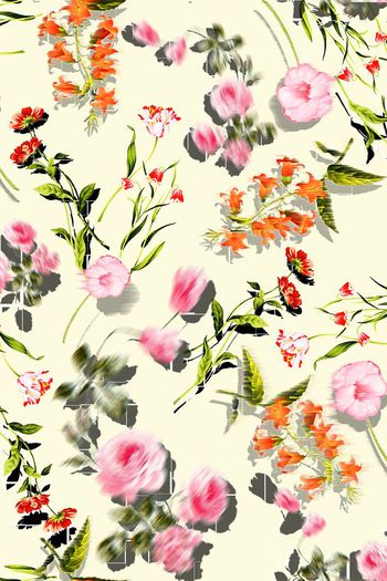 396914-优雅手绘花