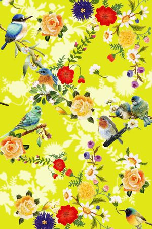 宫廷风印花华亿平台图片