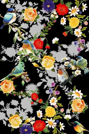 宫廷风印花华亿平台图片