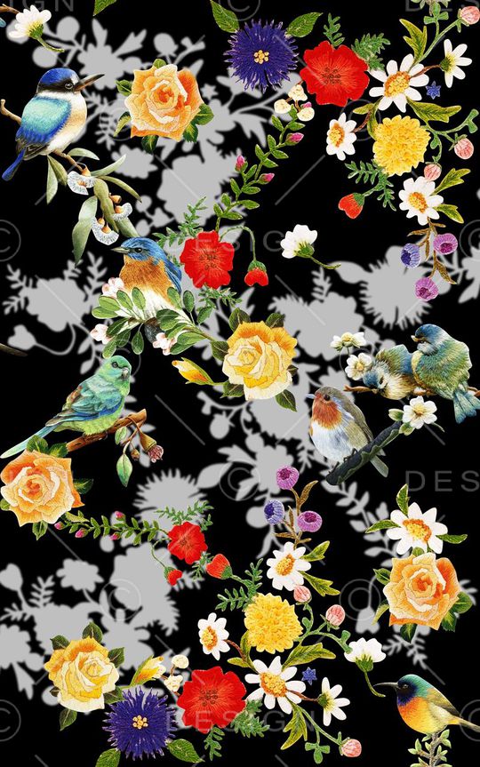 宫廷风印花华亿平台图片