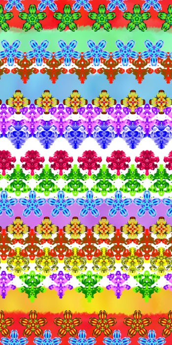 397005-民族风撞色手绘民族花纹秋冬毛衣女装