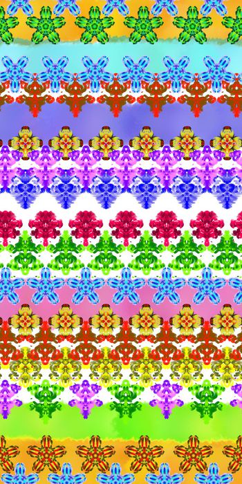 397006-民族风撞色手绘民族花纹秋冬毛衣女装