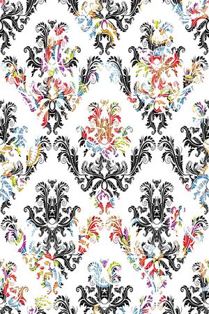 巴洛克印花华亿平台图片