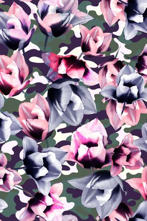 迷彩印花华亿平台图片