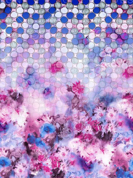 抽象印花华亿平台图片