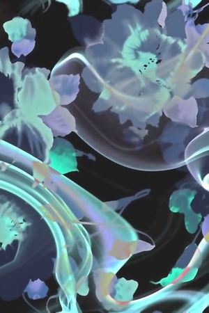 大花 流水 笔触印花华亿平台图片