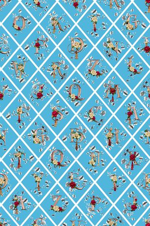 几何线条印花华亿平台图片