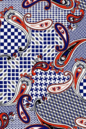 几何印花华亿平台图片