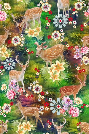 动物印花华亿平台图片