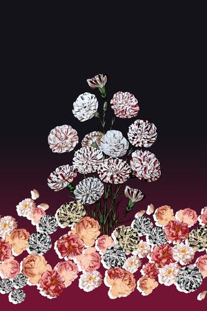 欧式花印花华亿平台图片