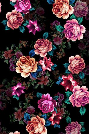 复古印花华亿平台图片