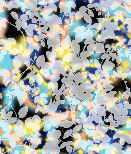 抽象云彩印花华亿平台图片