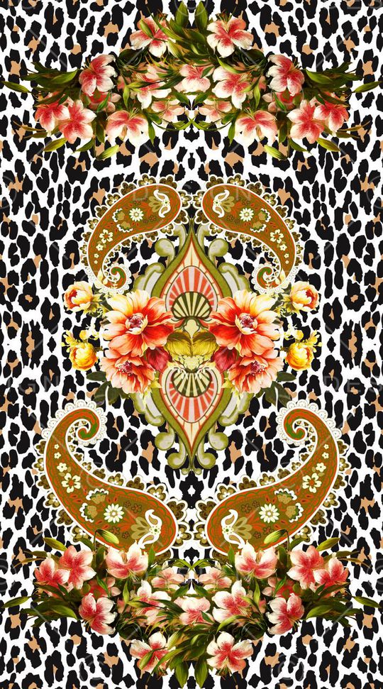 动物纹印花华亿平台图片