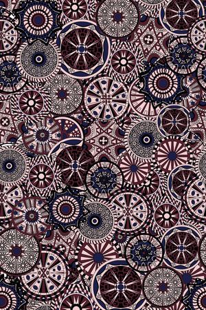 复古印花华亿平台图片