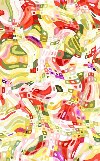 397318-全新原创几何点格空混波浪时尚曲线条