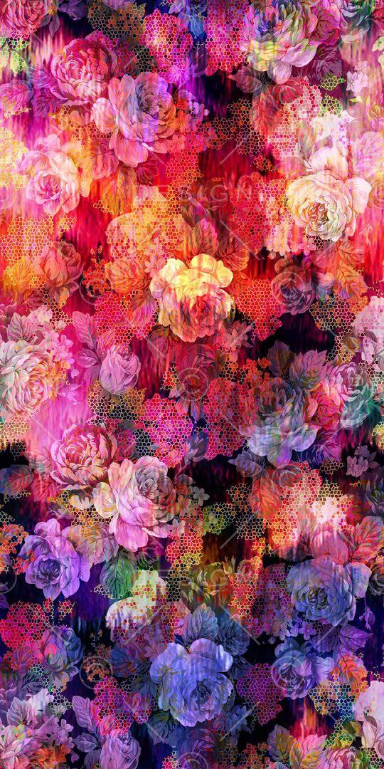 隐约印花华亿平台图片