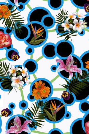 圆点印花华亿平台图片