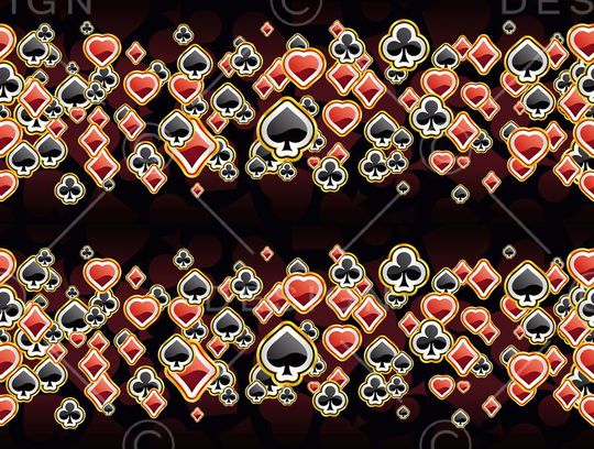 扑克印花华亿平台图片