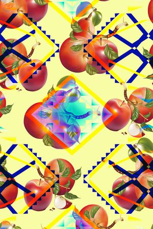 清新印花华亿平台图片