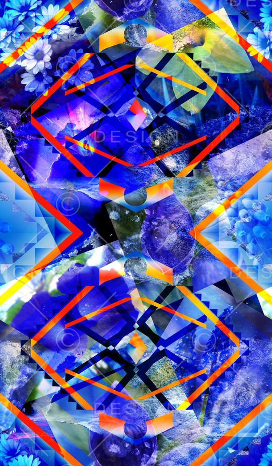 抽象印花华亿平台图片