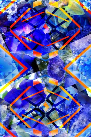 抽象印花华亿平台图片