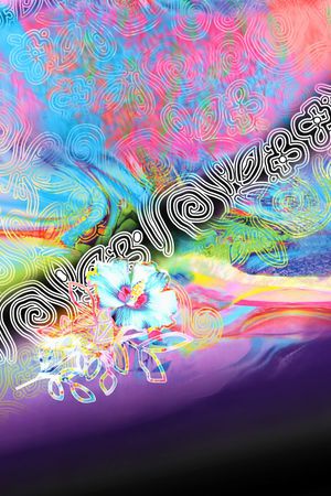 抽象印花华亿平台图片