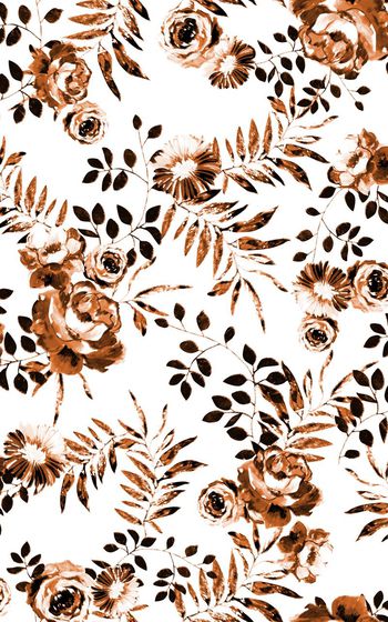 397558-淡墨叶子花卉设计