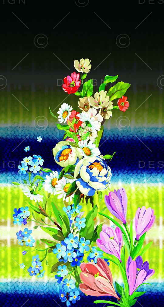 花朵印花华亿平台图片