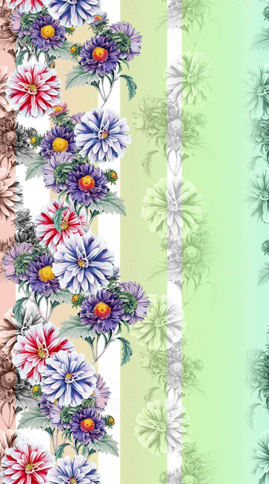 定位花卉印花华亿平台图片