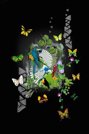 流行时尚印花华亿平台图片