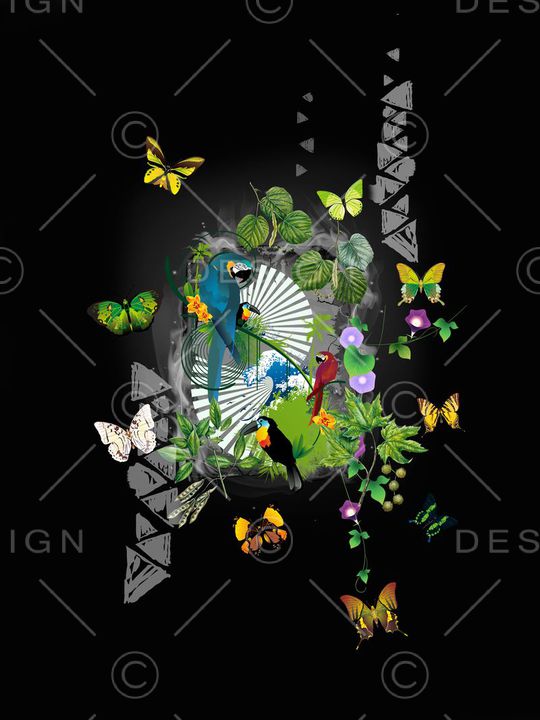 流行时尚印花华亿平台图片