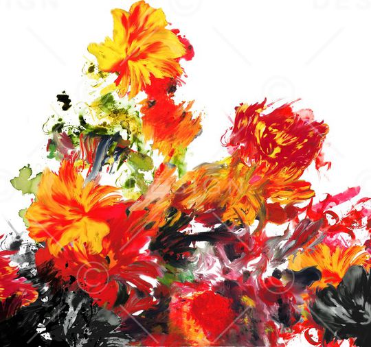 抽象印花华亿平台图片