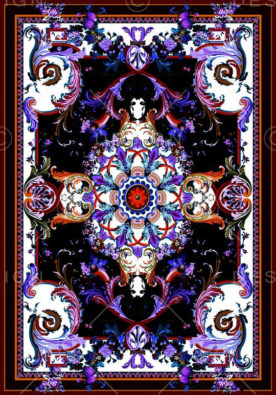 欧式印花华亿平台图片