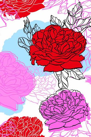 花草印花华亿平台图片