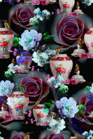 抽象印花华亿平台图片