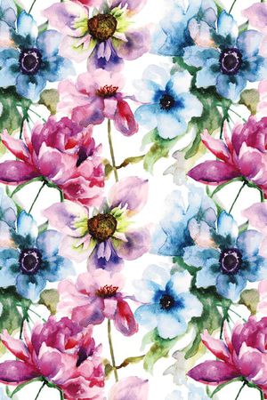 水彩印花华亿平台图片